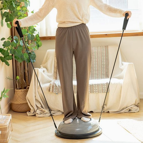 트레이너 홈트 하프 짐볼 발란스 실내 밸런스 짐볼 돔볼 요가 - 메인 이미지