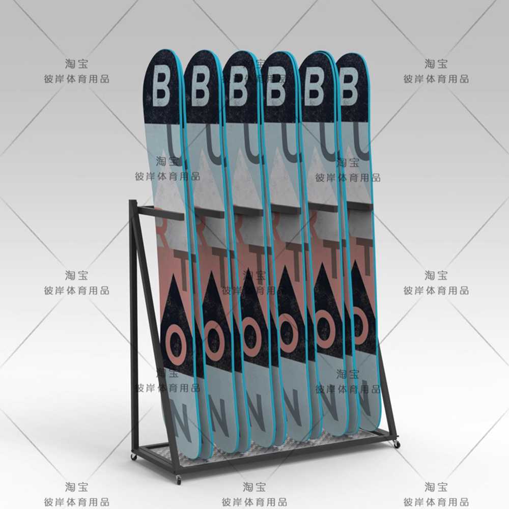 보드 거치 브라켓 스노우보드 벽부착 홀더 디스플레이 A형 + 62x60x120cm - 상세 이미지 4
