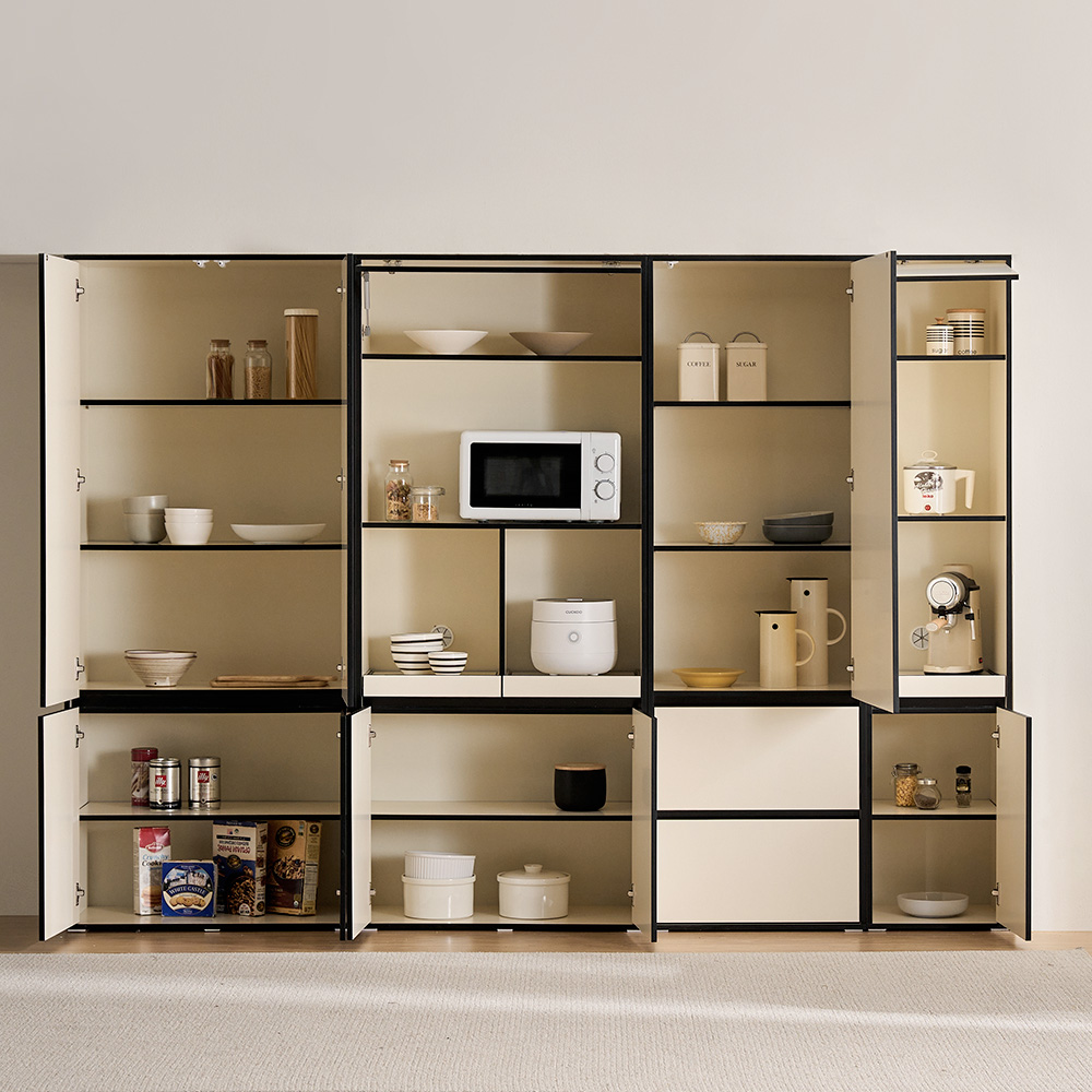 바스포르 뮤트 키큰 주방 수납장 냉장고장 800 렌지대형