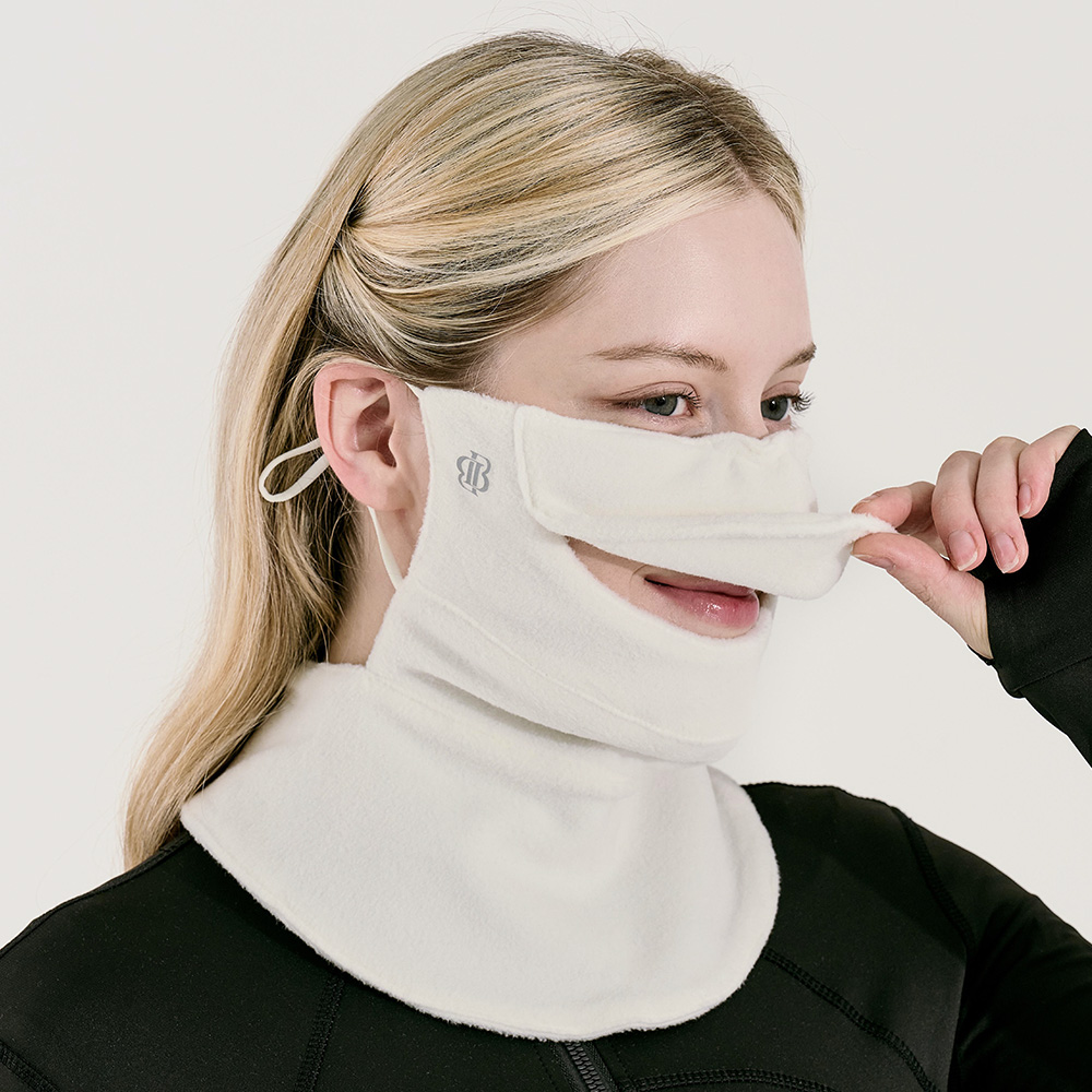 베일리화이트 방한 골프마스크 겨울 등산 스키 운동 안면 기모 여성 남성 넥워머