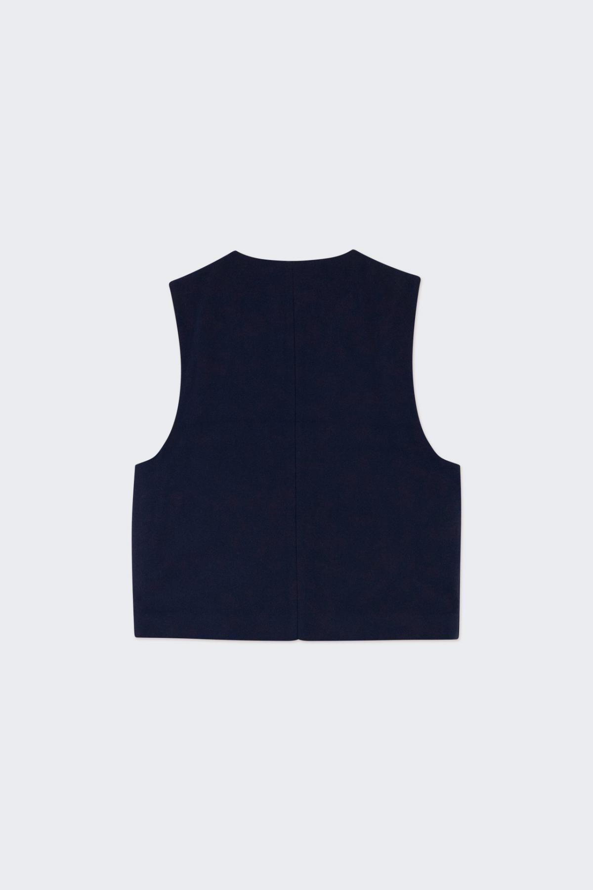 타이니코튼 베이직 울 니트 베스트 AW24-667107 ONE COLOR - 상세 이미지 2