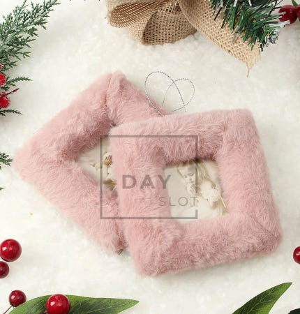 [트렌디프레소 협력사]데이슬롯 핑크 LED 오너먼트 2p 사각액자 트리장식 크리스마스트리장식