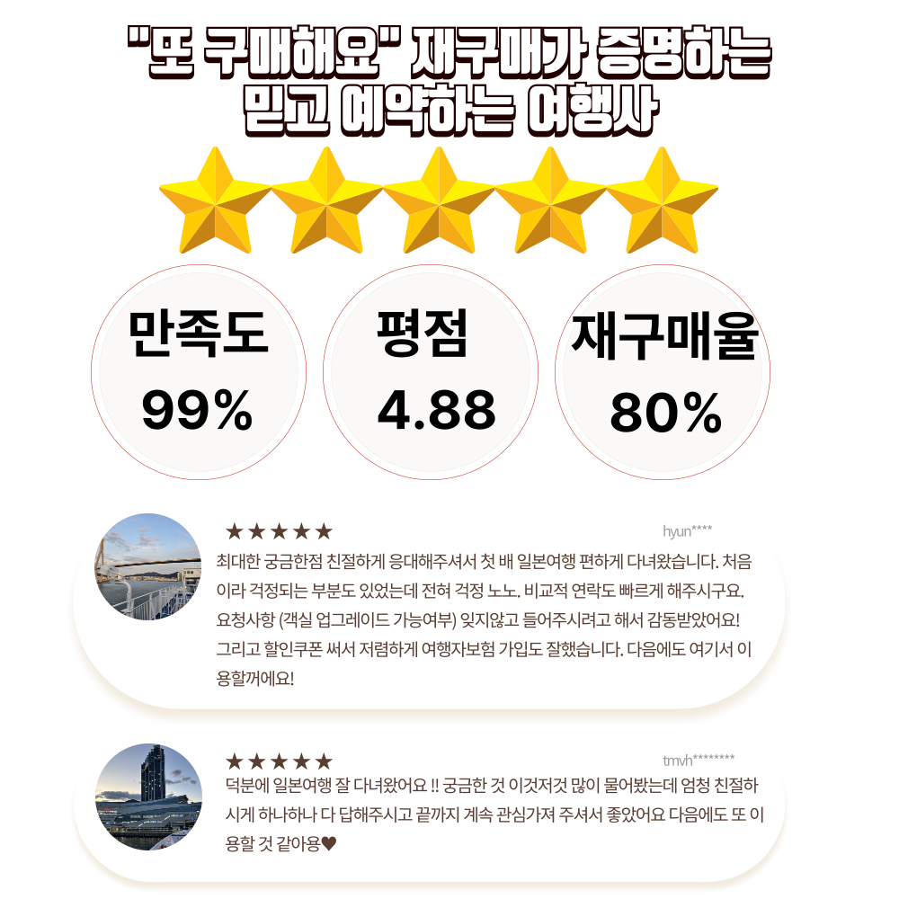 부관훼리 부산 시모노세키 배편 일본 기타큐슈 성희호 하마유호 배 선박 편도 왕복 승선권 - 상세 이미지 3