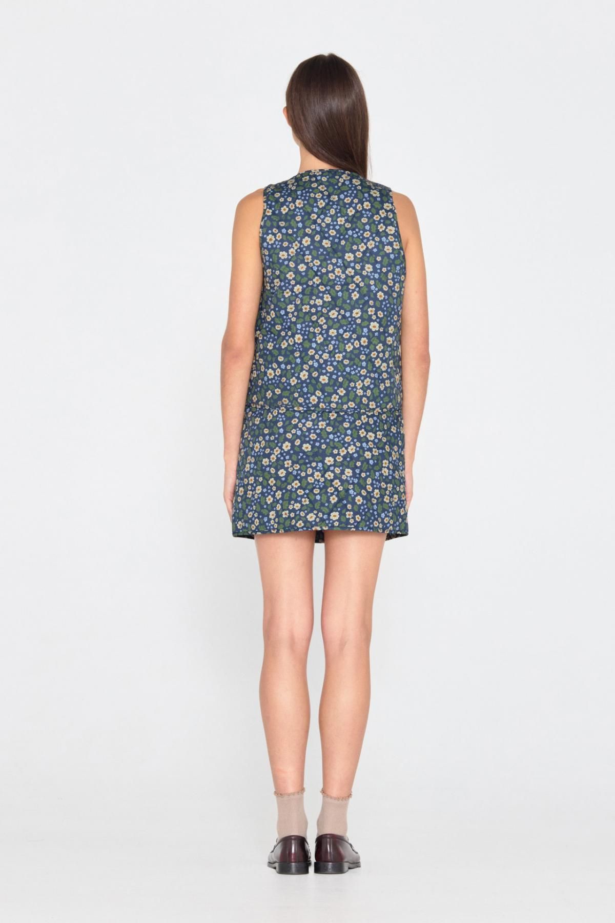 타이니코튼 플라워패턴 미니 스커트 Falda flowers AW24-675107 ONE COLOR - 상세 이미지 5