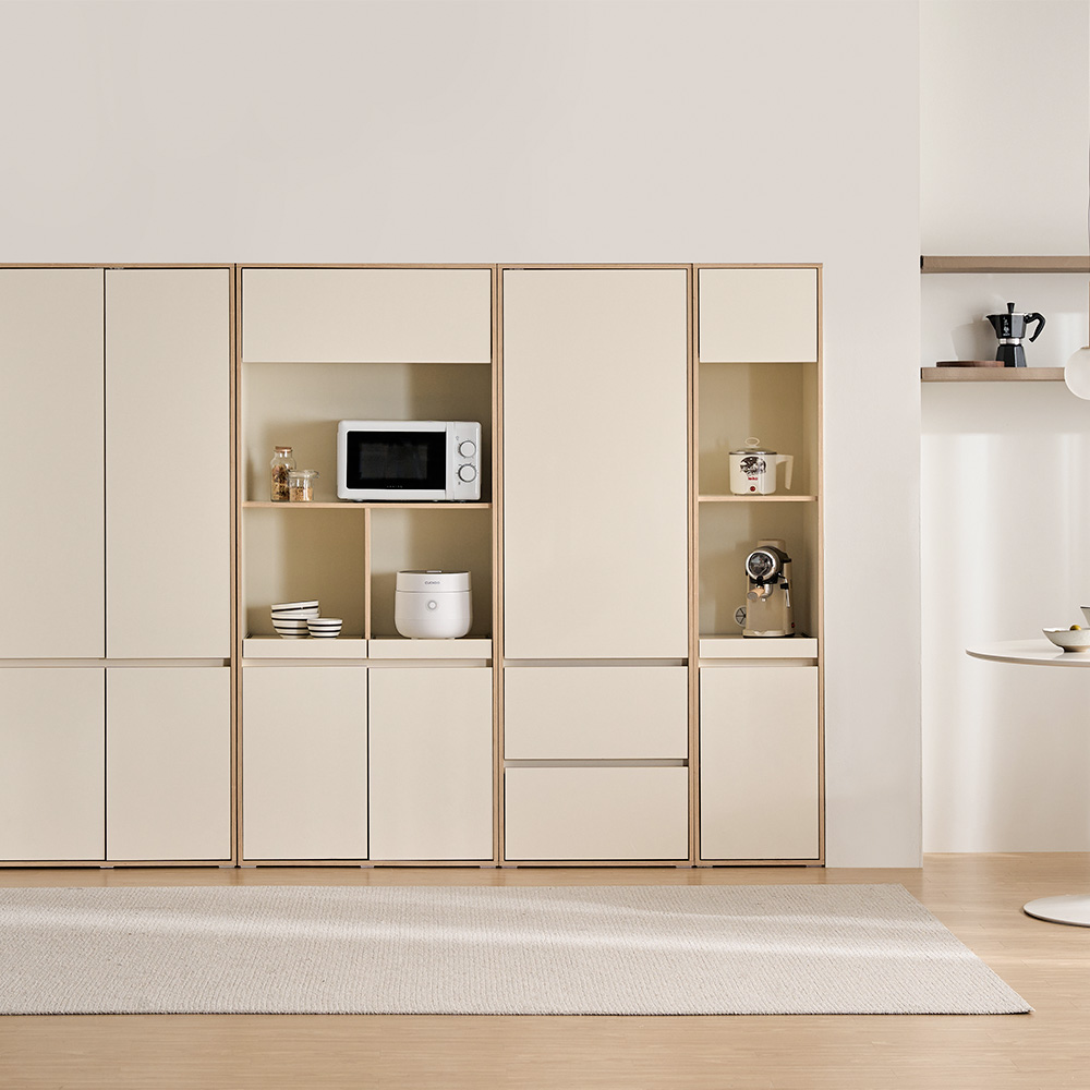 바스포르 뮤트 키큰 주방 수납장 냉장고장 800 렌지대형