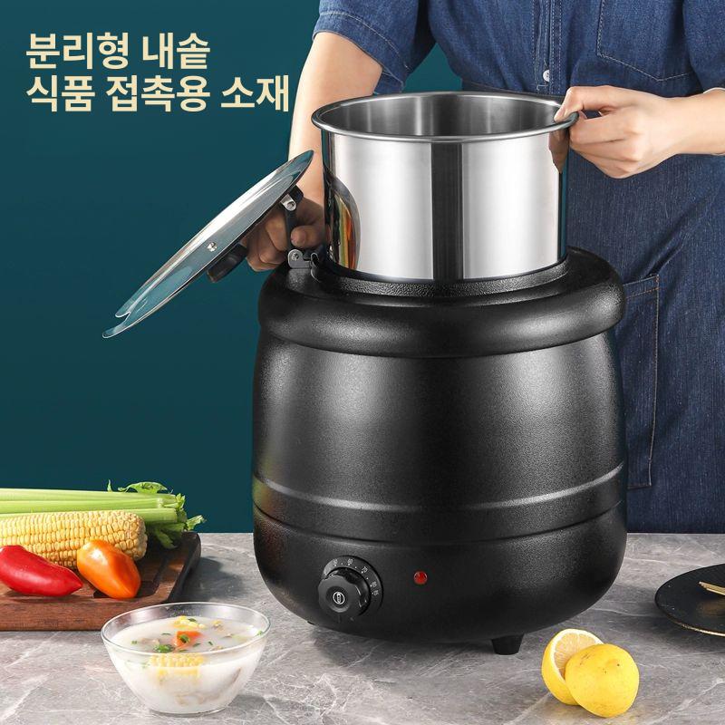 전기 국통 업소용 보온통 대형곰솥 국끓이기 뷔페 주방용 - 상세 이미지 3