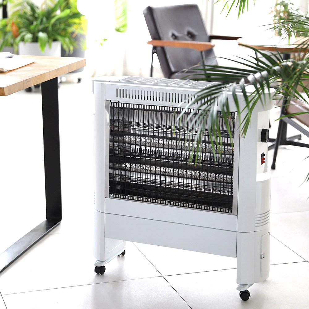 신일 전기히터 카본난로 대형 업소용 사무실 가정용 온열기 전기스토브 난방기 3단 화이트