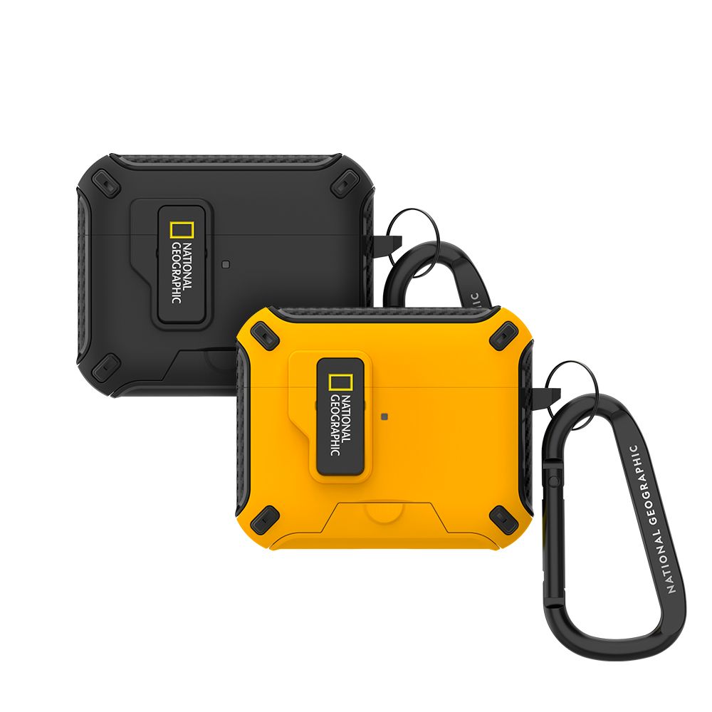 에어팟 프로3 프로2 내셔널지오그래픽 맥세이프 러기드 범퍼 오토락 케이스 제품 이미지