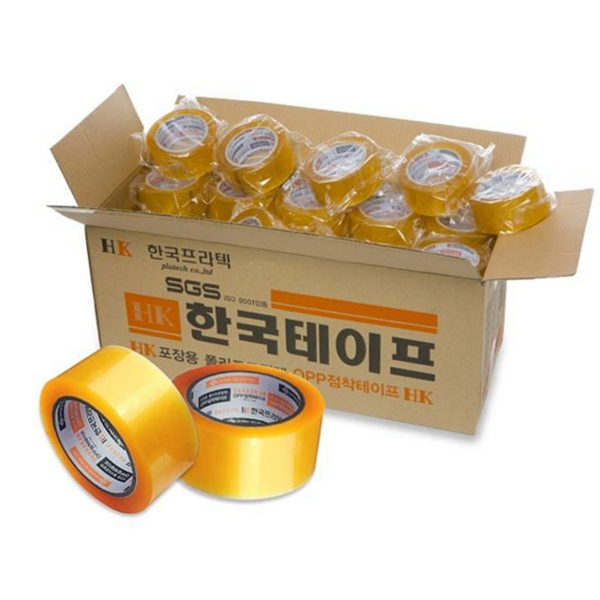 다용도 투명 포장 테이프 튼튼한 택배 포장 테이프 사무실 물류용 - 상품 이미지