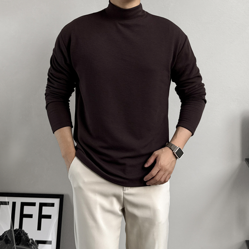 남자목폴라티 남자반목티 - 상세 이미지 3
