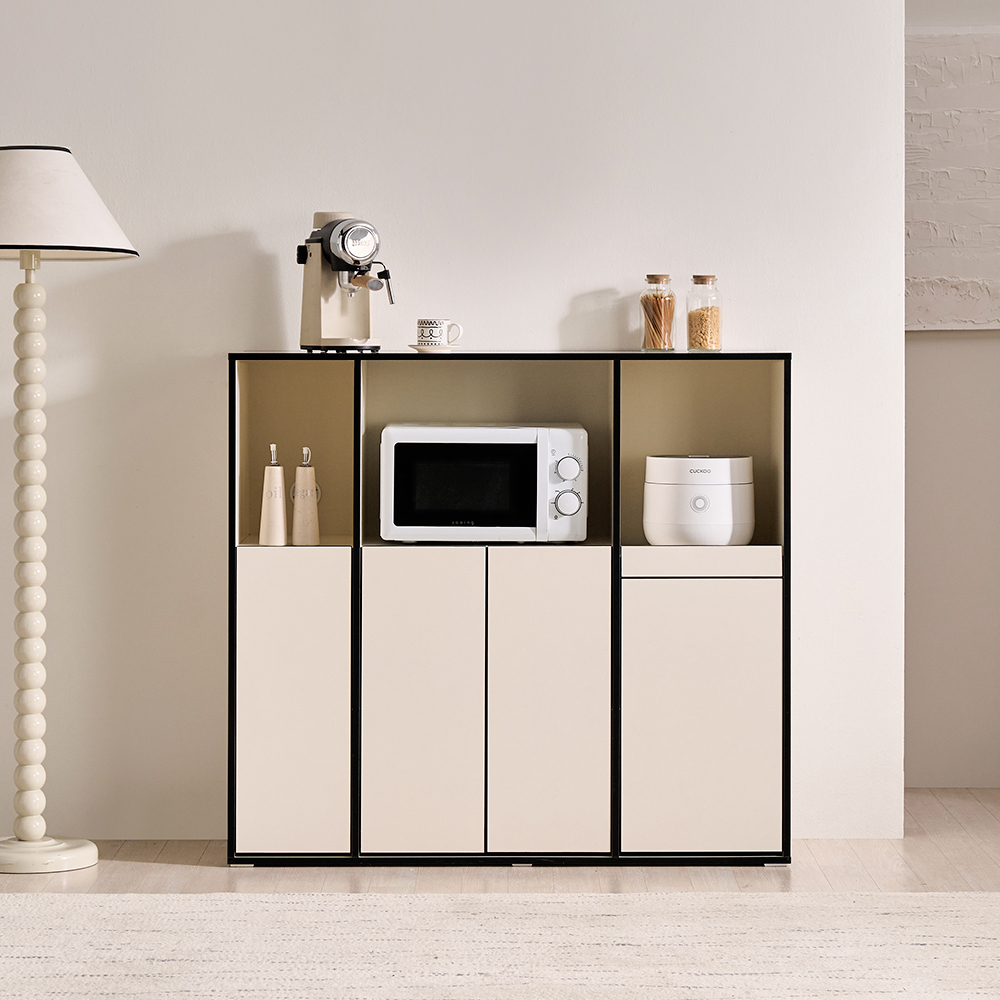 바스포르 뮤트 1200 주방 수납장 밥솥 렌지대형