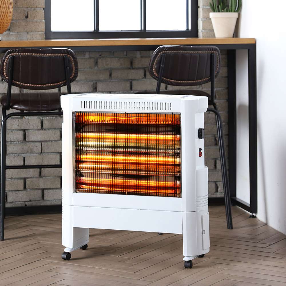 신일 전기히터 카본난로 대형 업소용 사무실 가정용 온열기 전기스토브 난방기 3단 화이트
