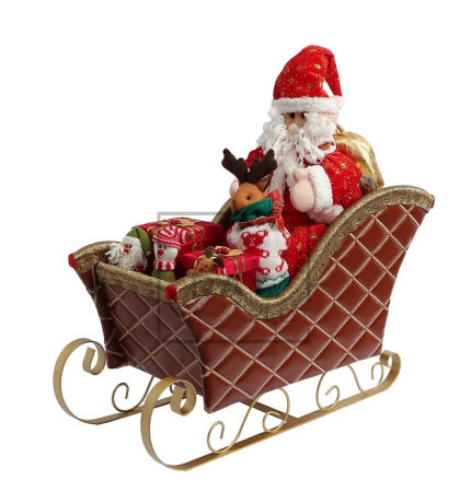 [트렌디프레소 협력사]데이슬롯 60cm 썰매 산타 크리스마스소품 크리스마스장식 산타장식품