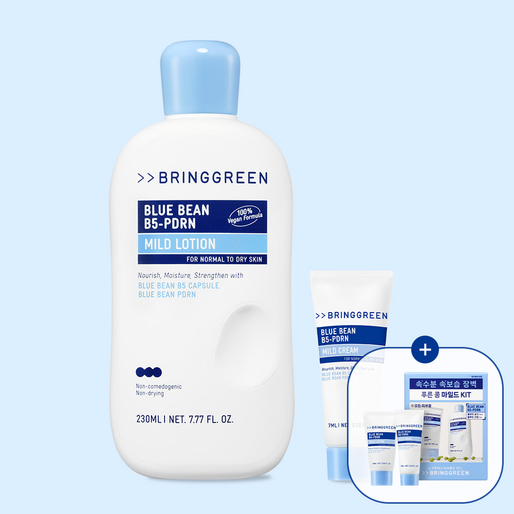 브링그린 블루빈 B5-PDRN 마일드 로션 230ml (+블루빈 크림 7ml 증정) 제품 이미지