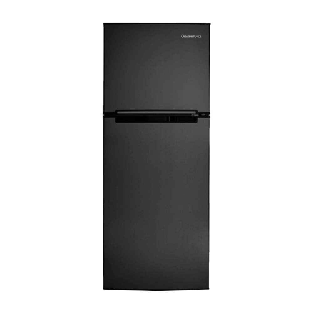 창홍 소형 미니 냉장고 2도어 원룸 가정용 블랙 138L
