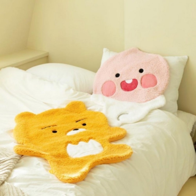 학생 형태 캠핑 소풍 에이프릴샤워 판촉물 1P 무릎 모포 담요 카카오 차량 레져 - 상품 이미지