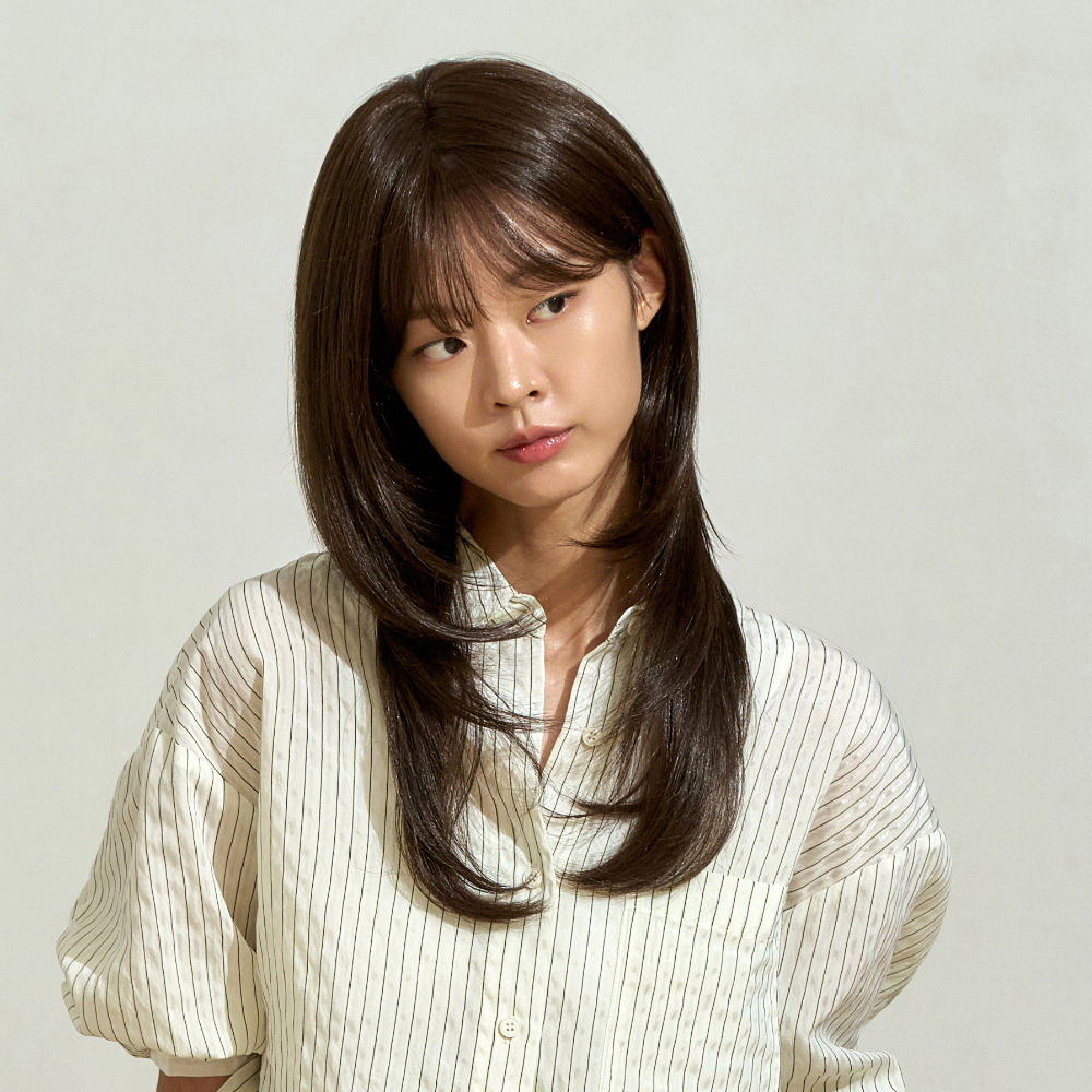 수제통가발 롱 허그펌 레이어드 볼륨웨이브 여자가발 에이버리 - 상품 이미지
