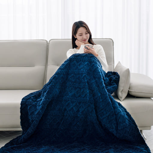 오아 포그밍L 전기 온열 담요의 사용 모습