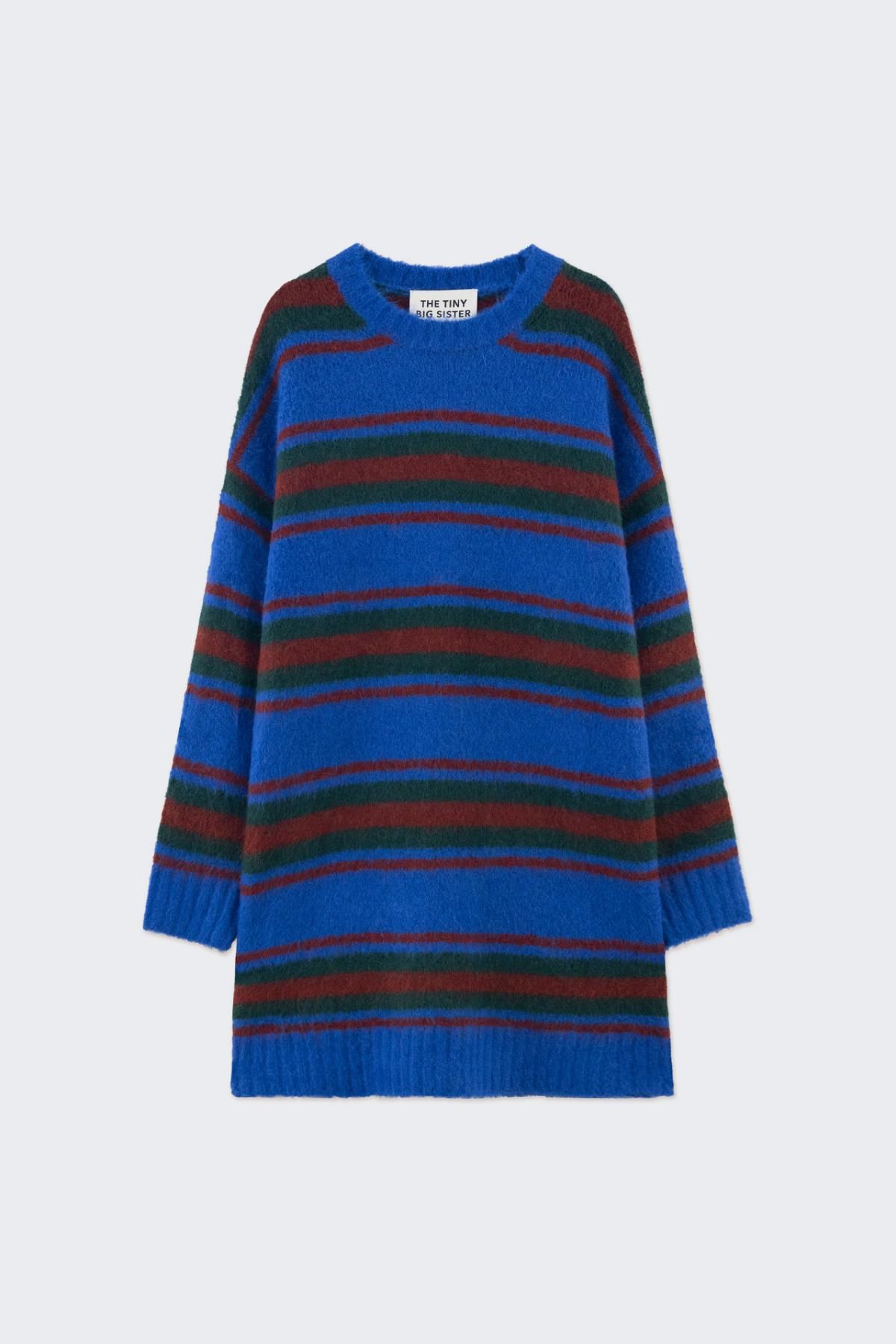 타이니코튼 스트라이프 니트 미니 원피스 루카 AW24-721J29 ONE COLOR - 메인 이미지
