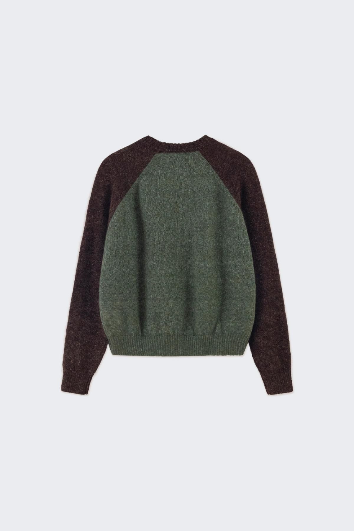 타이니코튼 배색 라운드넥 니트 Jersey sara AW24-706P71 ONE COLOR - 상세 이미지 2