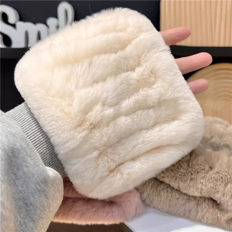 최상급 토끼털 넥워머 렉스퍼 쁘띠목도리 스모크밴딩 엣지패션아이템 데일리 - 상세 이미지 2