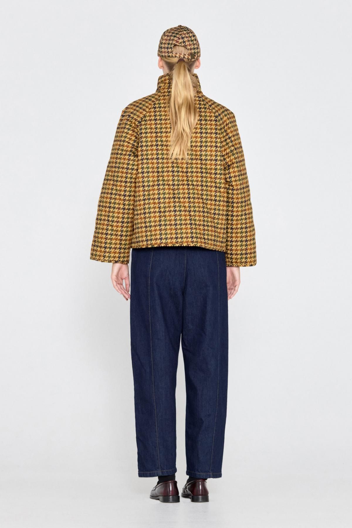 타이니코튼 클래식 체크 패딩 하이넥 숏패딩 AW24-677108 ONE COLOR - 상세 이미지 5