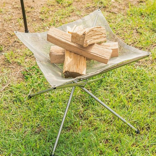 캠핑용 캠핑 화로대 휴대용 접이식 화로대 장작대 미니 불멍