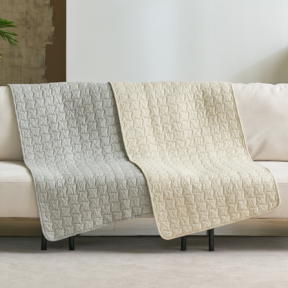 베네베딩 네이처 순면 논슬립 소파 패드 2인용