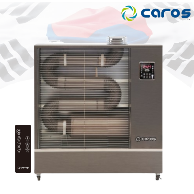 캐로스 오일식돈풍기 33평형 교회석유난로 공장 원적외선튜브히터 CAH-T13000