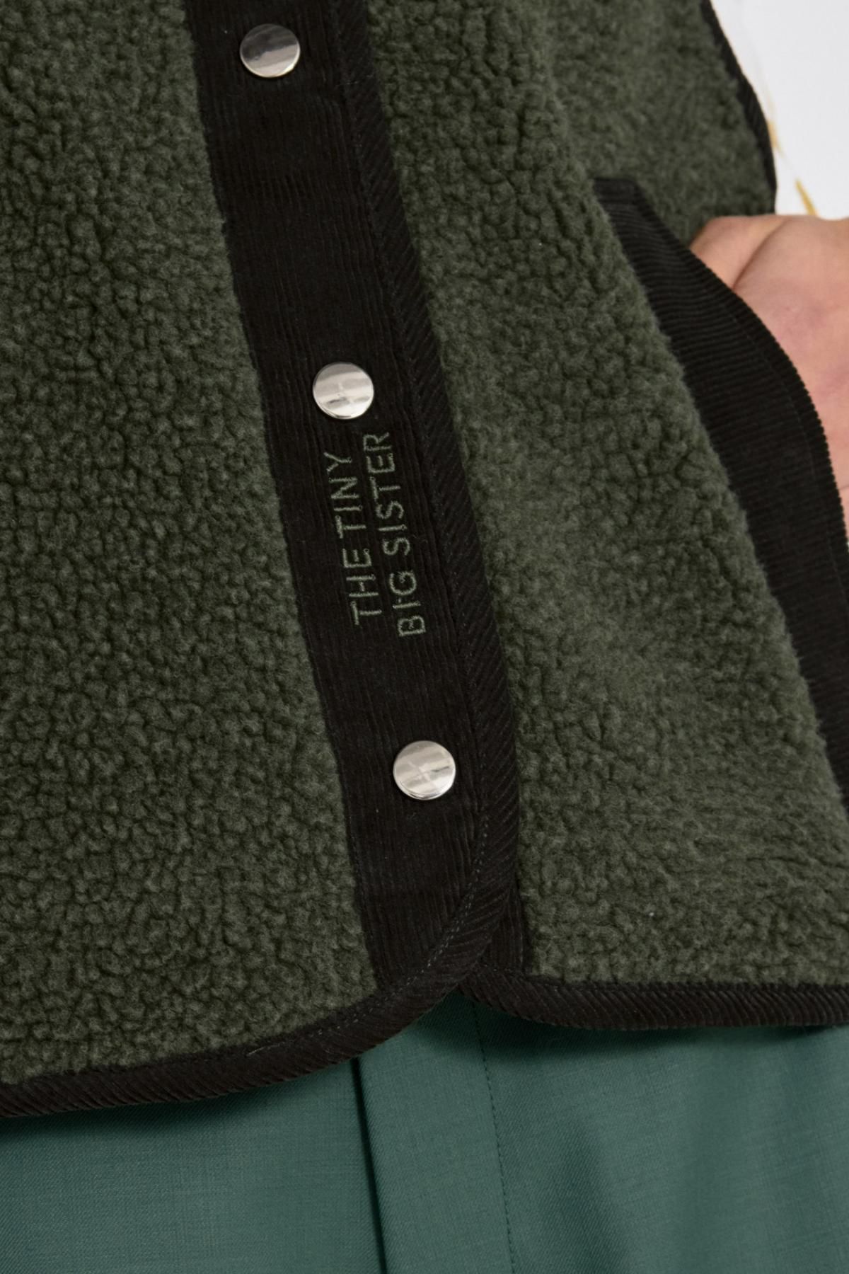 타이니코튼 시즌 트렌디 플리스 베스트 AW24-661K12 ONE COLOR - 상세 이미지 5
