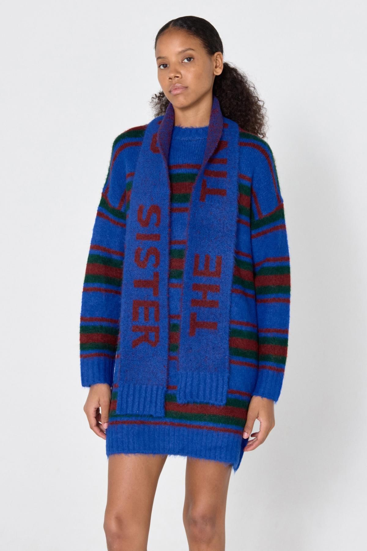 타이니코튼 스트라이프 니트 미니 원피스 루카 AW24-721J29 ONE COLOR - 상세 이미지 5