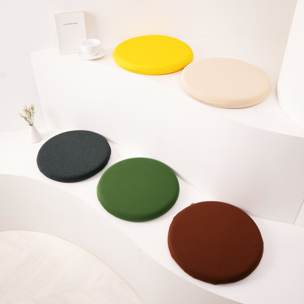 보니츠 메모리폼 방석 원형 의자방석 식탁 쿠션 사무실 벤치 논슬립35cm 제품 이미지