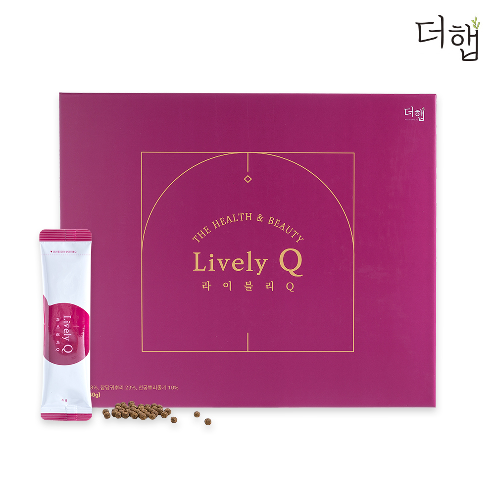 더햅 라이블리Q 엄마 선물 여성질 영양 식품 식물성 에스트로겐 건조 환 60포, 1개 - 상품 이미지