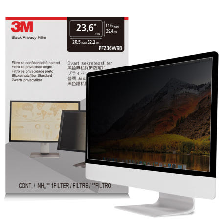 3M 정보 보안 필름 모니터 23.6형 16:9 비율 PF236W9B