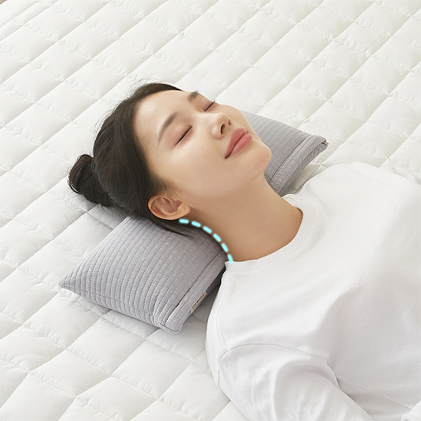 집앤콕 빨아쓰는 낮잠 경추베개 거북목 일자목 1+1