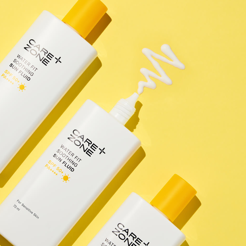 케어존 워터핏 수딩 선플루이드 70 mL + 31 mL (SPF 50+/PA++++) - 상세 이미지 4