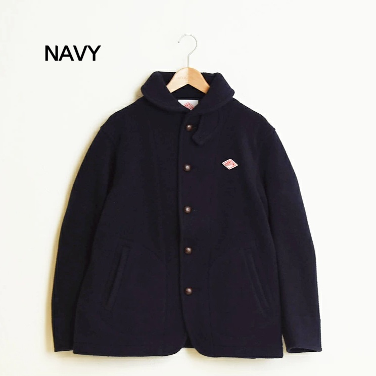 단톤 울 파일 라운드 카라 재킷 남성 코트 DT-A0032WOP 42 NAVY - 상세 이미지 3