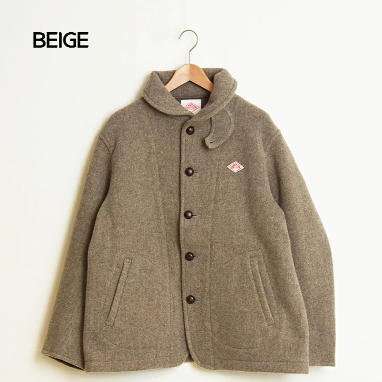 단톤 울 파일 라운드 카라 재킷 남성 코트 DT-A0032WOP 42 NAVY - 상세 이미지 5