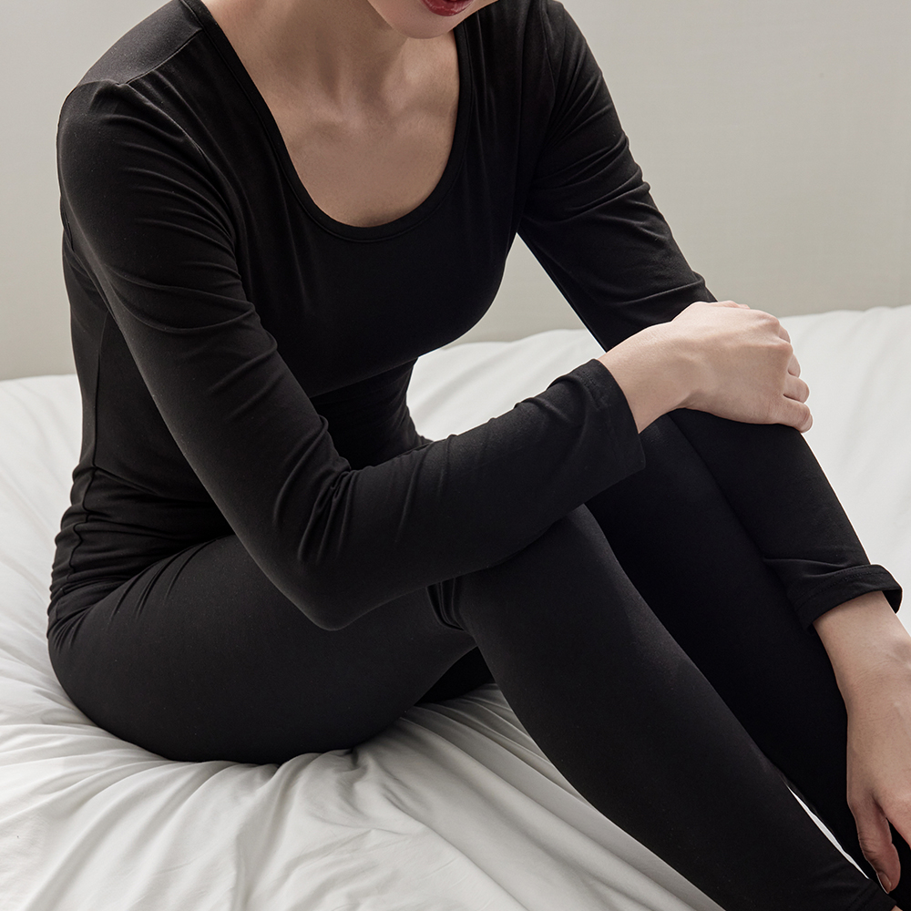 WARM BASIC 겨울에도 따뜻한 기모내복 상하세트 (남/녀) (UD-301,302) - 상세 이미지 2