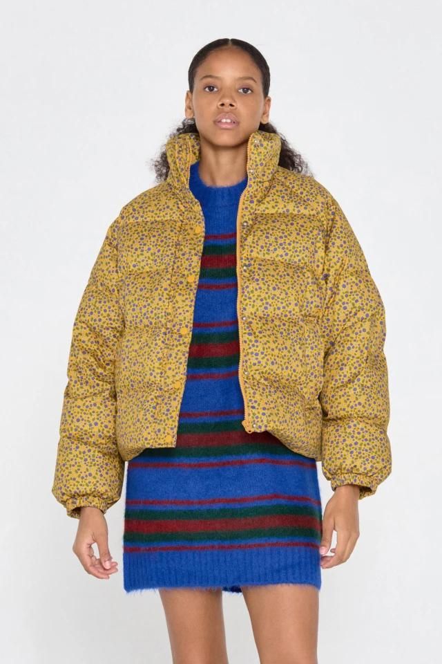 타이니코튼 플라워 패턴 패딩 재킷 AW24-679L03 ONE COLOR - 상세 이미지 3