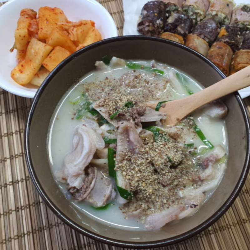 자연가득 국내산 돼지머리 고기 슬라이스 1kg 10인분 - 상세 이미지 3
