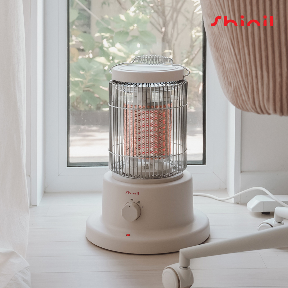 [26년형] 신일 전기히터 오방난로 적외선 원통형 가정용 사무실 업소용 전기난로 난방기