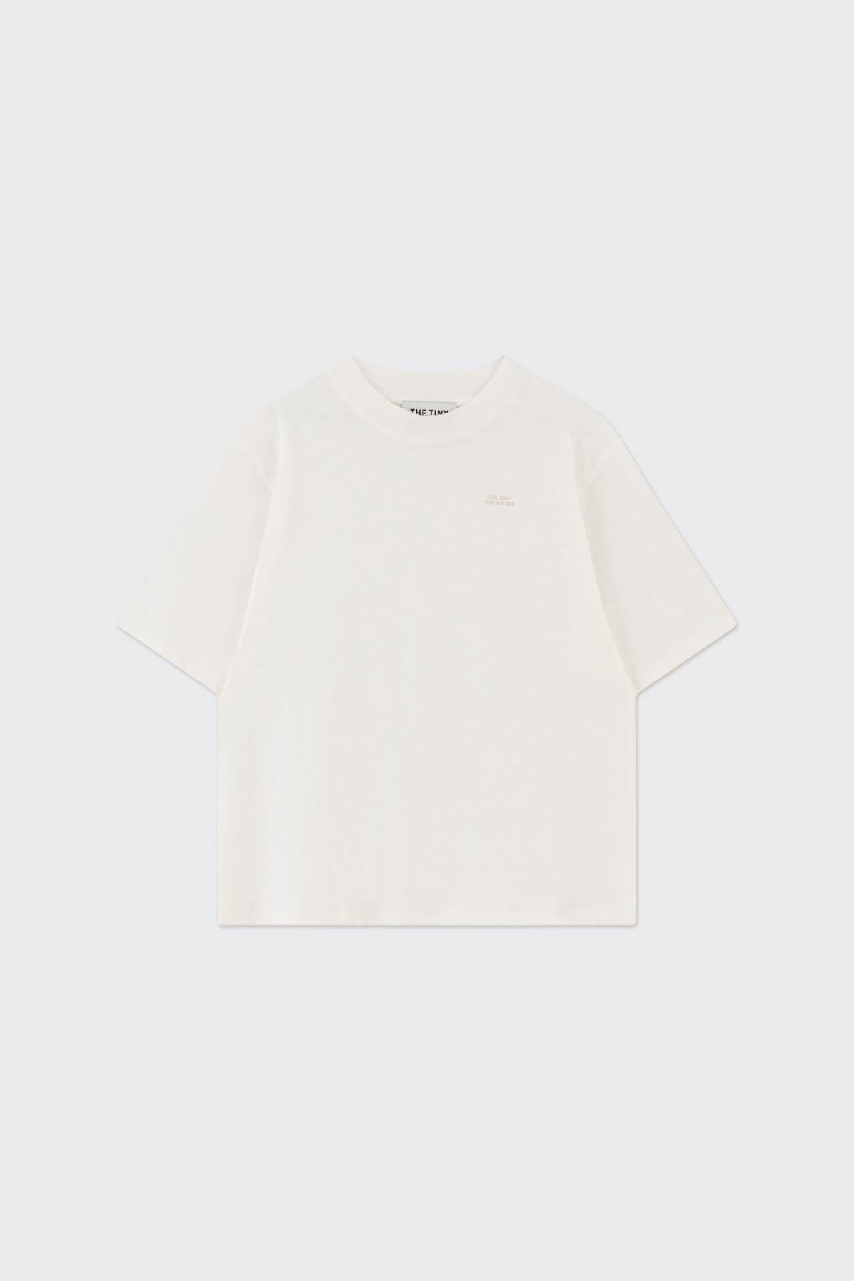 타이니코튼 미니멀 베이직 반팔 티셔츠 AW24-730104 BLANCO - 상품 이미지