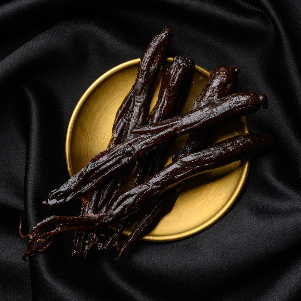 홍삼정과 8뿌리 4년근 이상 부모님 명절 선물세트(보자기포장+쇼핑백증정) 300g, 1개 - 상세 이미지 3