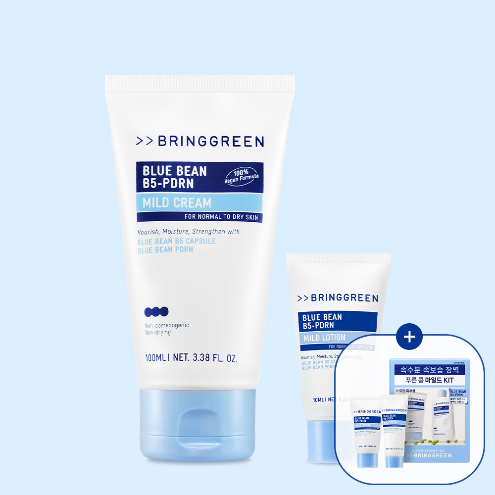 브링그린 블루빈 B5-PDRN 마일드 크림 100ml (+블루빈 로션 10ml 증정) 제품 이미지
