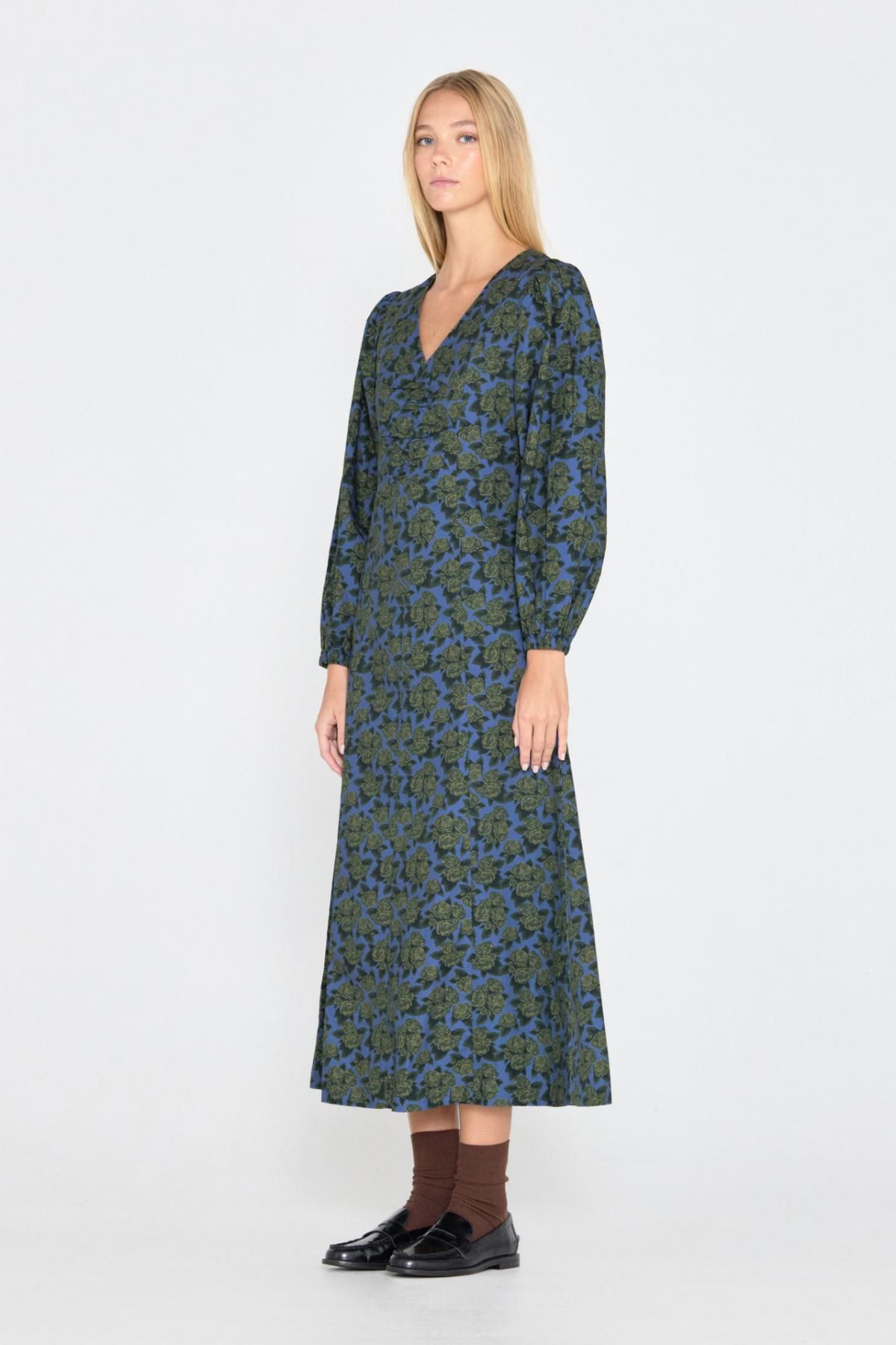 타이니코튼 플라워 롱 원피스 Vestido Roses AW24-686M86 ONE COLOR - 상세 이미지 5