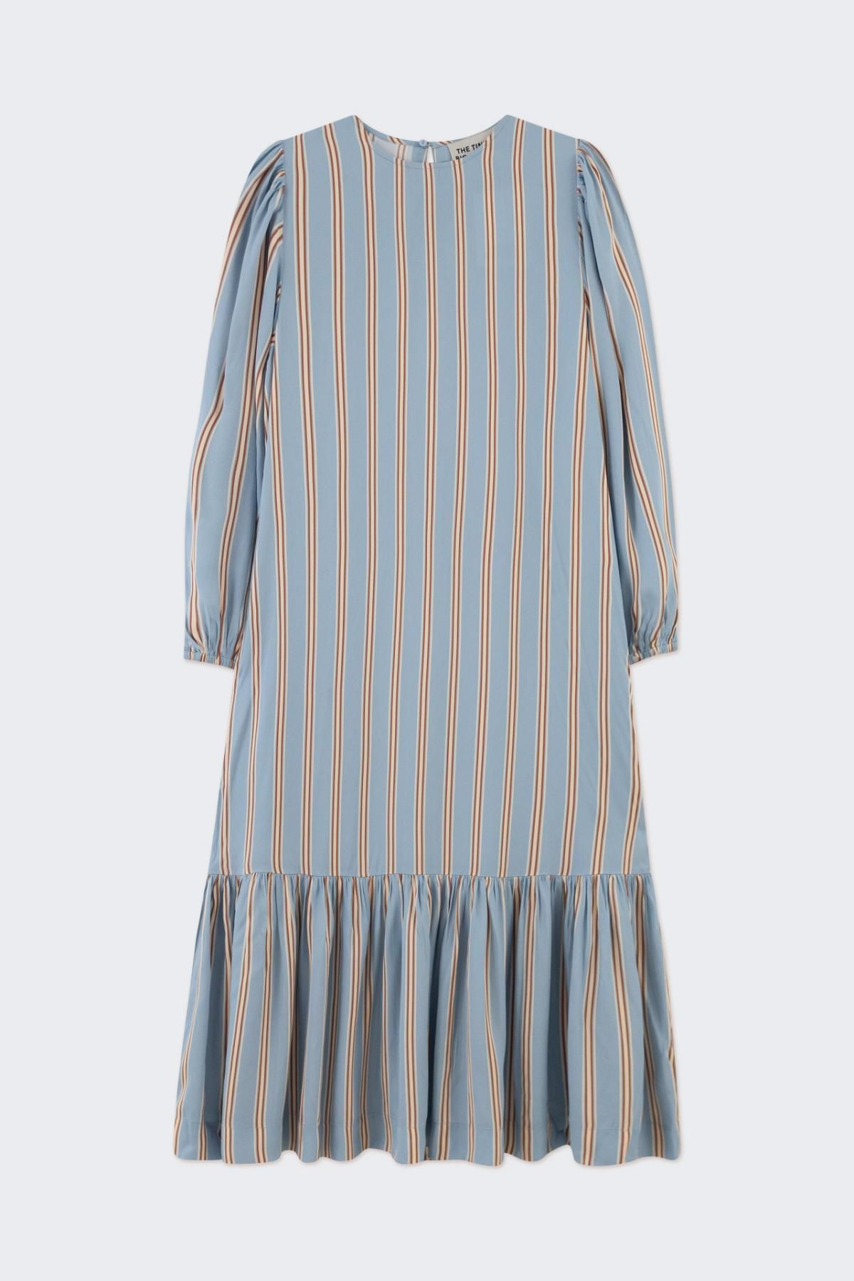타이니코튼 스트라이프 미디 원피스 AW24-617P24 ONE COLOR - 상품 이미지