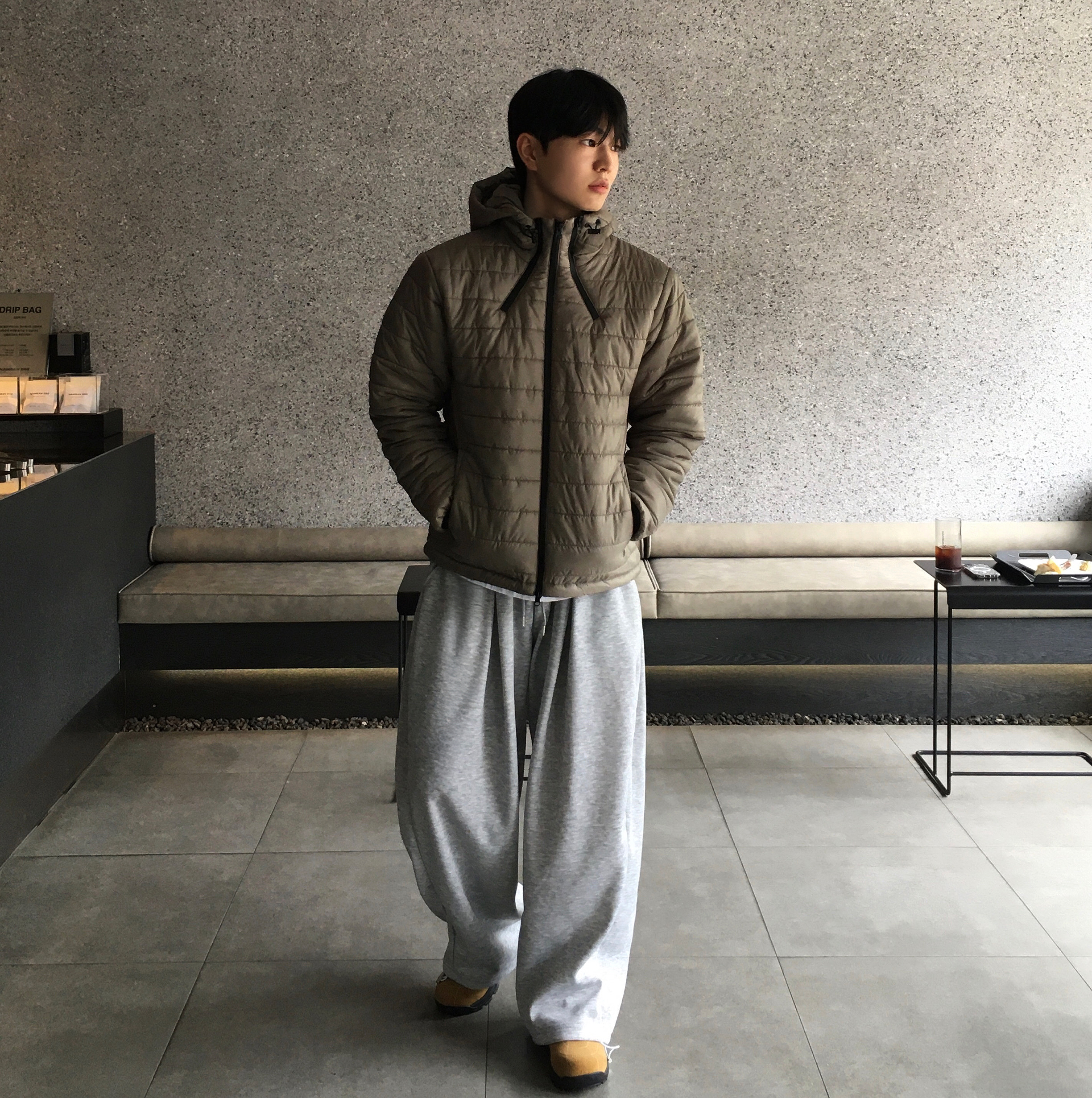 남자오리털패딩 남성경량다운 남성퀄팅패딩 - 상세 이미지 3