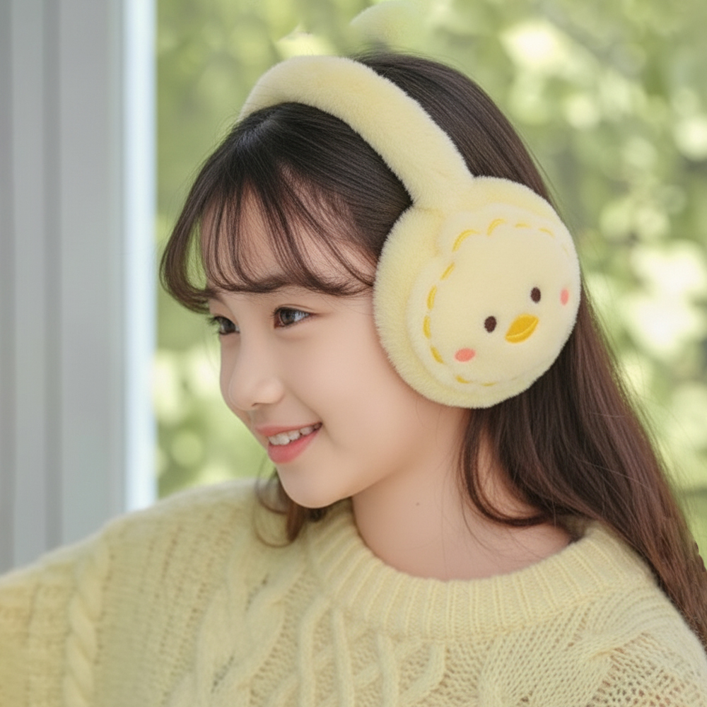 유아 아동 키즈 여아 초등 어린이 남아 주니어 학생 겨울 털 방한 귀도리 동물 귀마개 - 상세 이미지 2
