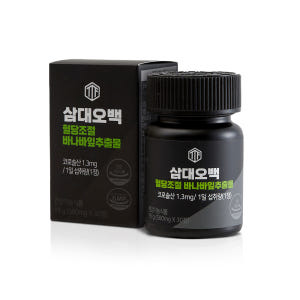 삼대오백 혈당 케어 바나바잎 추출물 코로솔산 500mgx30정 맛있게 먹은 솔직 후기 - 상품 이미지 1